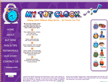 Tablet Screenshot of mytotclock.com